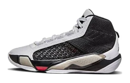 Детские кроссовки Jordan 38 для баскетбола, чёрно-белые