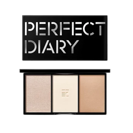 Палетка для контуринга Perfect Diary 3D, переливчатая