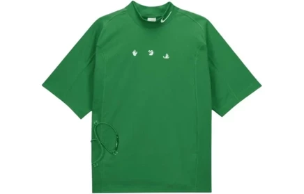 Мужская футболка Nike X Off-White, зеленая