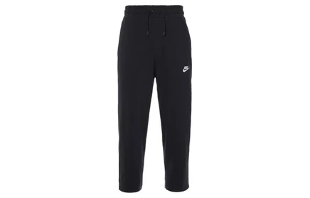 Женские укороченные брюки Nike Wide-Leg, черные