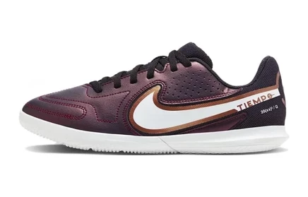 Детские кроссовки Nike Tiempo 9 Club IC, фиолетово-белые