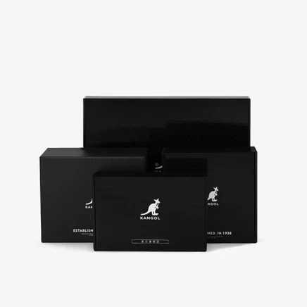 Унисекс сумка Kangol Nylon через плечо, чёрно-белая