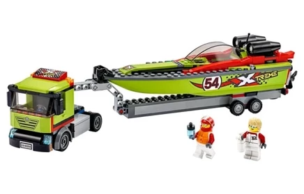 Конструктор LEGO City Лодка и транспорт, 300 деталей, 60254