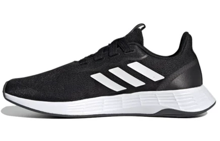 Женские беговые кроссовки Adidas QT Racer, черно-белые