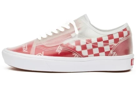 Мужские кеды Vans Slip Skool ComfyCush, красно-белые