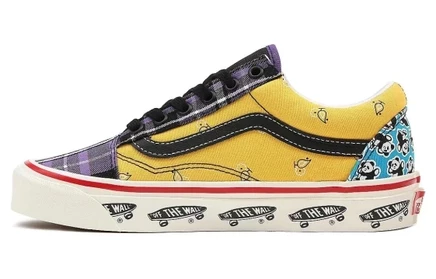 Кеды Vans Old Skool 36 DX, унисекс, фиолетово-желтые
