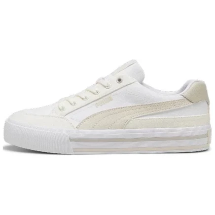 Унисекс кеды Puma Court Classic Vulc, бело-бежевые