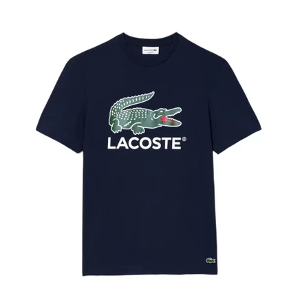 Мужская футболка Lacoste, темно-синяя
