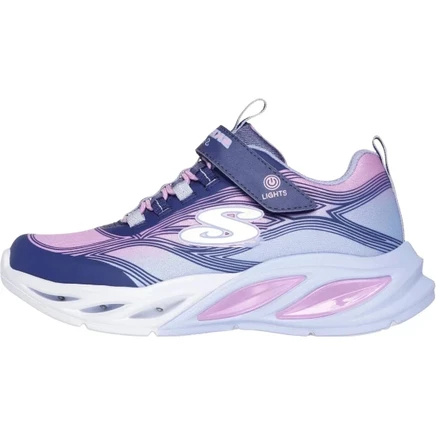 Детские кроссовки Skechers, синие с розовым