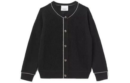Детский свитер Burberry, черный