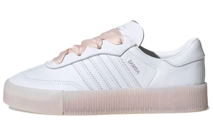 Женские кроссовки Adidas Sambarose, бело-розовые