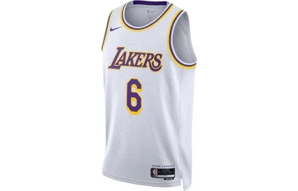 Мужская майка Nike Lakers NBA 2022/23, белая