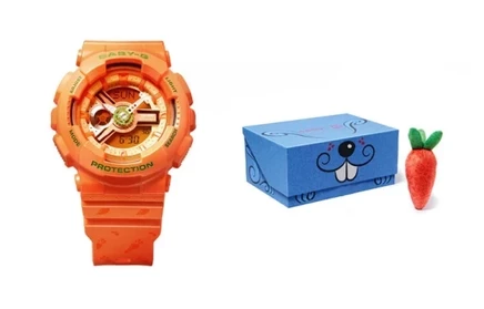 Унисекс наручные часы Casio Baby-G, оранжевые
