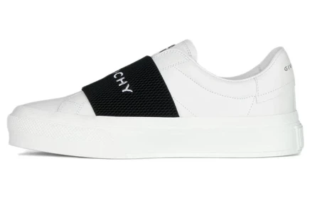 Женские кроссовки Givenchy City Court Webbing, бело-черные