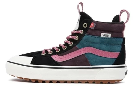 Мужские кеды Vans SK8 Hi MTE 2, черно-розово-белые