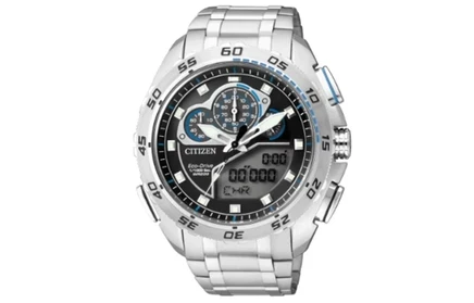 Часы Citizen Promaster, 200 м, сталь, черный циферблат