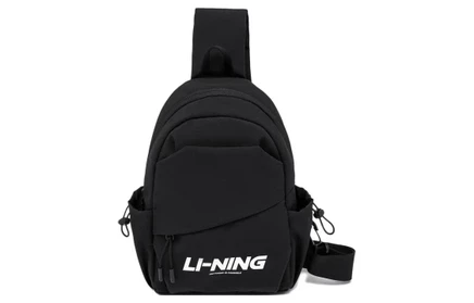 Сумка Li-Ning через плечо, унисекс, черная