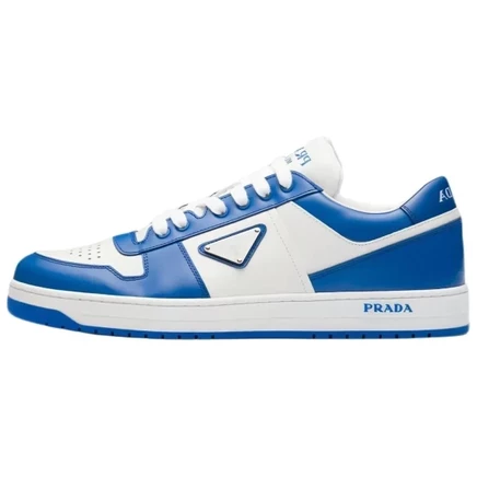 Мужские кроссовки Prada Downtown Low Top, бело-синие
