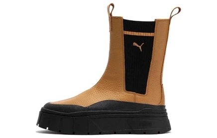 Женские ботинки Puma Mayze Stack Chelsea, бежевые