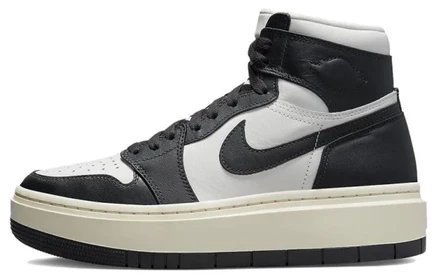 Женские кроссовки Jordan 1 Elevate High, бело-черные