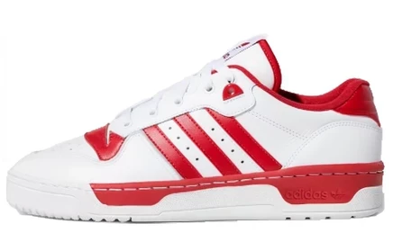 Кеды adidas Originals Rivalry Low, бело-бордовые