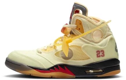 Мужские кроссовки Jordan Air Jordan 5 Off-White, белые