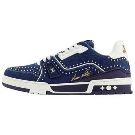 Мужские кроссовки Louis Vuitton Trainer, синие