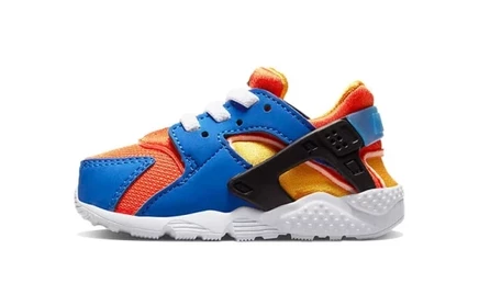 Детские кроссовки Nike Huarache Run, сине-оранжевые