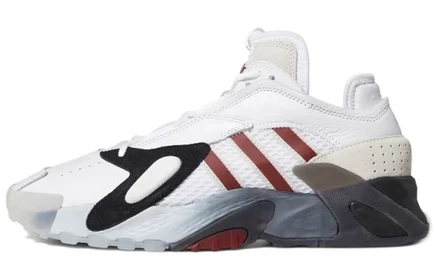 Мужские кроссовки adidas Streetball, бело-бордовые