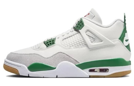 Мужские кроссовки Jordan 4 Retro SB, зеленые