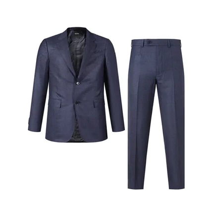 Мужской костюм Ermenegildo Zegna SS24, темно-синий