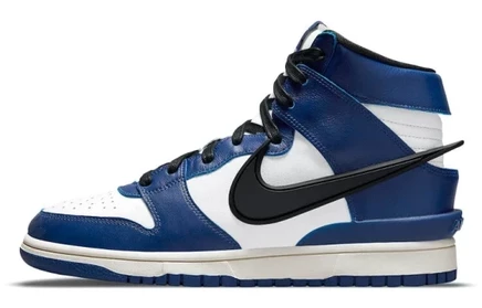 Мужские кроссовки Nike x Ambush Dunk High, тёмно-синие