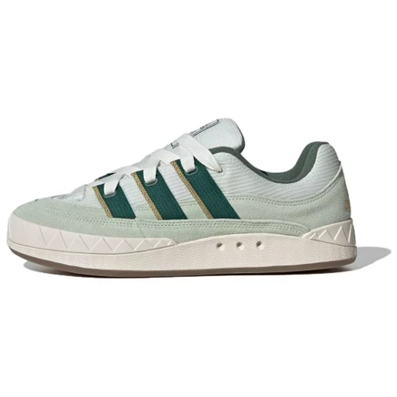 Унисекс кеды Adidas Originals Adimatic, зелено-белые