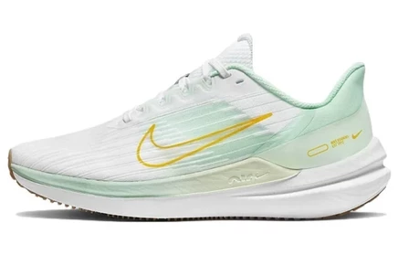 Женские кроссовки Nike Air Zoom Winflo 9, бело-зелёные
