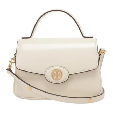 Женская сумка Tory Burch Robinson, кремово-белая