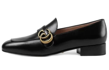 Женские лоферы Gucci Double G, черные