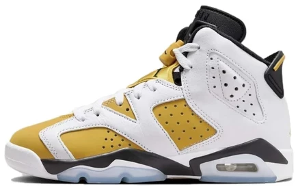 Детские кроссовки Jordan Air Jordan 6 Retro, бело-черные