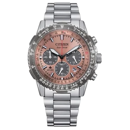 Мужские часы Citizen Promaster 40 мм, розовый циферблат
