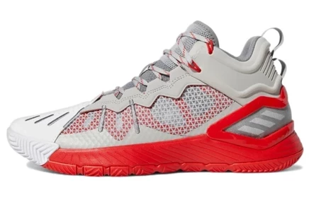 Мужские кроссовки Adidas D Rose Son of Chi, серо-красные