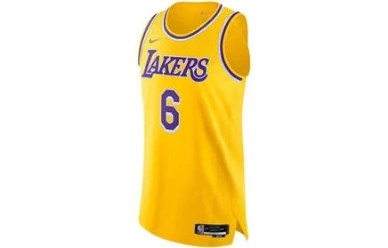 Мужская майка Nike NBA Lakers LeBron James, желтая