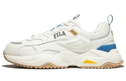 Унисекс кроссовки Fila, бело-сине-желтые