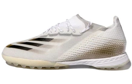 Мужские бутсы Adidas X Ghosted.1 TF, бело-коричневые