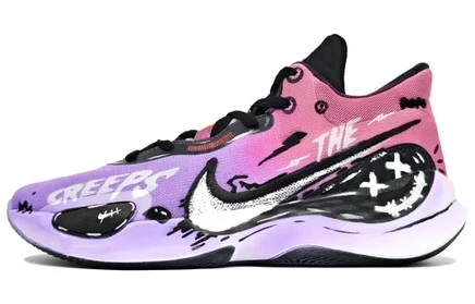 Nike Renew Elevate 3 Cushioning Low top Basketball Shoes Unisex Purple Pink розовый