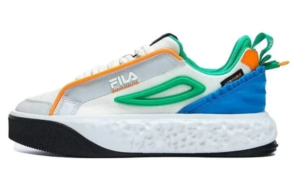 Женские кеды Fila Viva, бело-зелено-синие