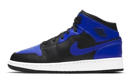Детские кеды Jordan 1 Mid Hyper Royal GS