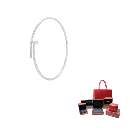 Cartier 18K White Gold Juste Un Clou Bracelet default