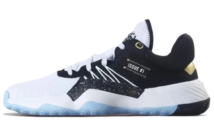 Мужские кроссовки Adidas DON Issue 1, бело-черные