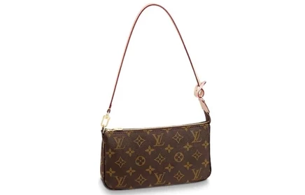 Женская сумка Louis Vuitton Pochette, коричневая