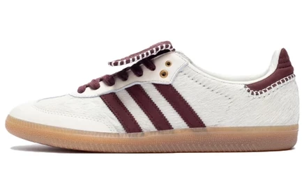 Кроссовки adidas Samba Pony Wales Bonner, бело-коричневые