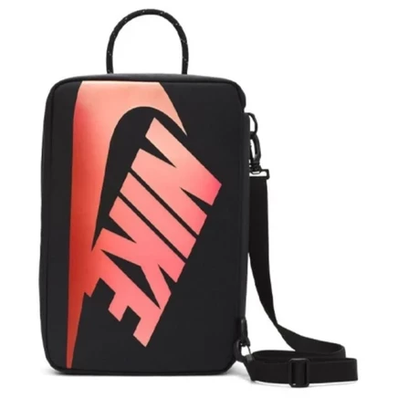 Сумка через плечо Nike Shoe Box, унисекс, черно-красная